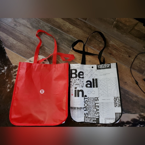 Lululemon Large Reusable Shopping Bags - Picture 2 of 2